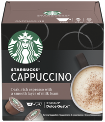 Кофе в капсулах Starbucks Cappuccino, 12 шт.