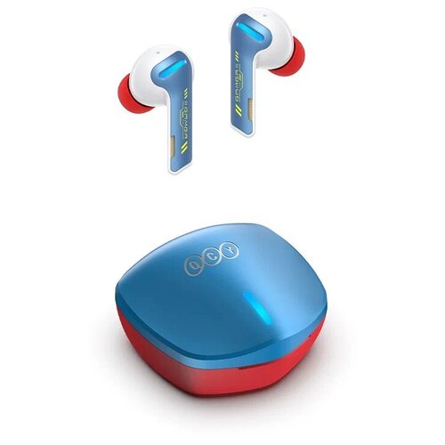 Беспроводные игровые наушники QCY G1 красно-синие 199900₽