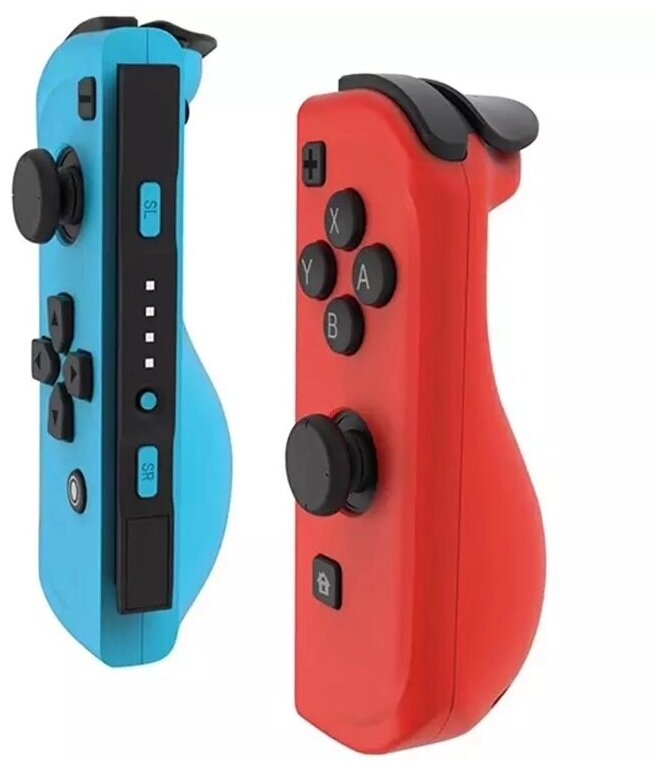 Набор DOBE из 2-х контроллеров Joy-Con Неоновый красный/Неоновый синий (Switch) TNS-1810