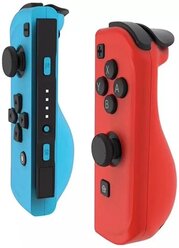 Набор DOBE из 2-х контроллеров Joy-Con Неоновый красный/Неоновый синий (Switch), TNS-1810