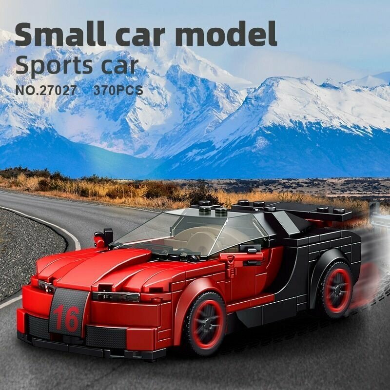 Конструктор Mould King 27027 Bugatti Veyron, 370 деталей, спорткар, подарок для мальчика