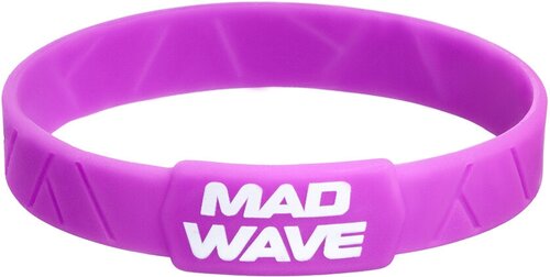 Браслет MAD WAVE, 1 шт., размер 16 см, размер one size, диаметр 5 см, фиолетовый