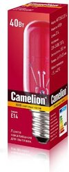 Лампа накаливания Camelion MIC 40/T25/CL/E14 40Вт Е14 для вытяжек (12984), 2 шт.