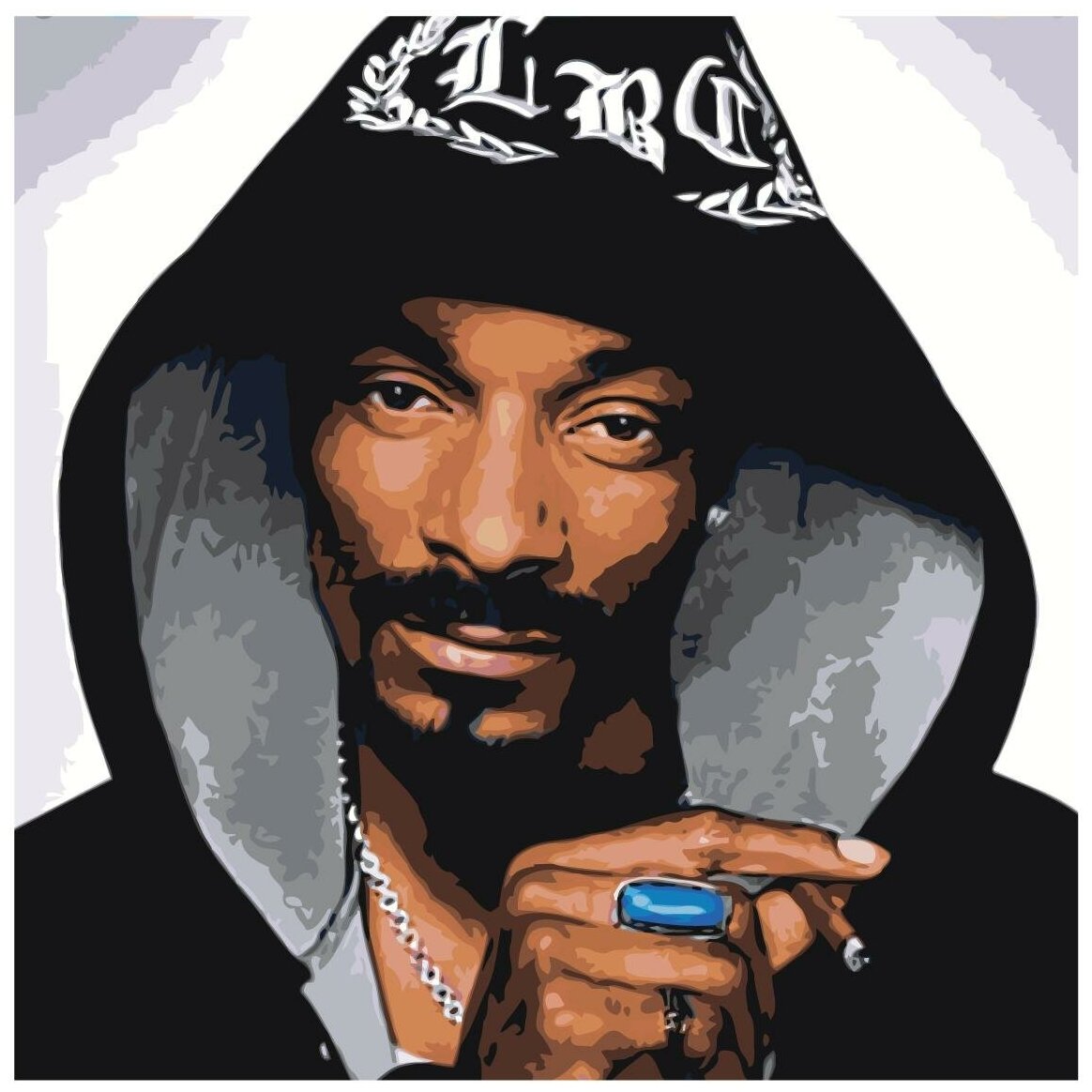 Snoop Dogg Раскраска по номерам на холсте Живопись по номерам