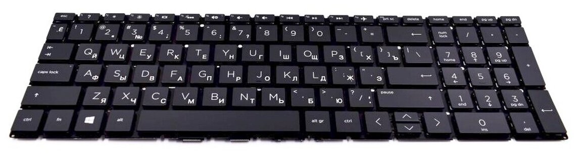 Клавиатура для HP 255 G8 ноутбука с подсветкой