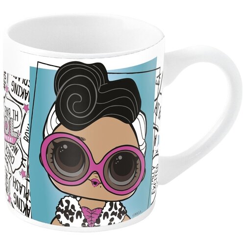 фото Stor кружка l.o.l. 220 мл 20010 (подарочная упаковка) белый/черный/розовый/голубой