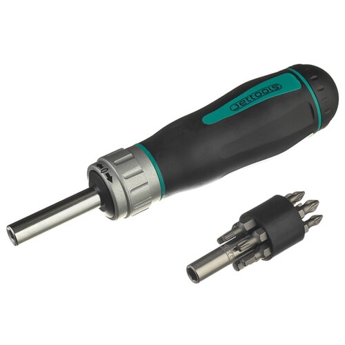 Отвёртка со сменными битами JetTools W-4314, 13 предм., черный