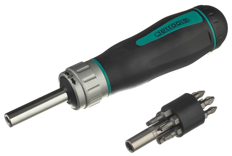 Отвёртка со сменными битами JetTools W-4314, 13 предм. 