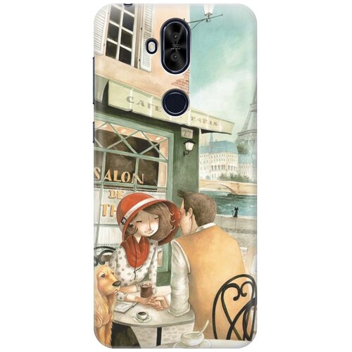 фото Re:pa накладка transparent для asus zenfone 5q / 5 lite zc600kl с принтом "sweet paris"