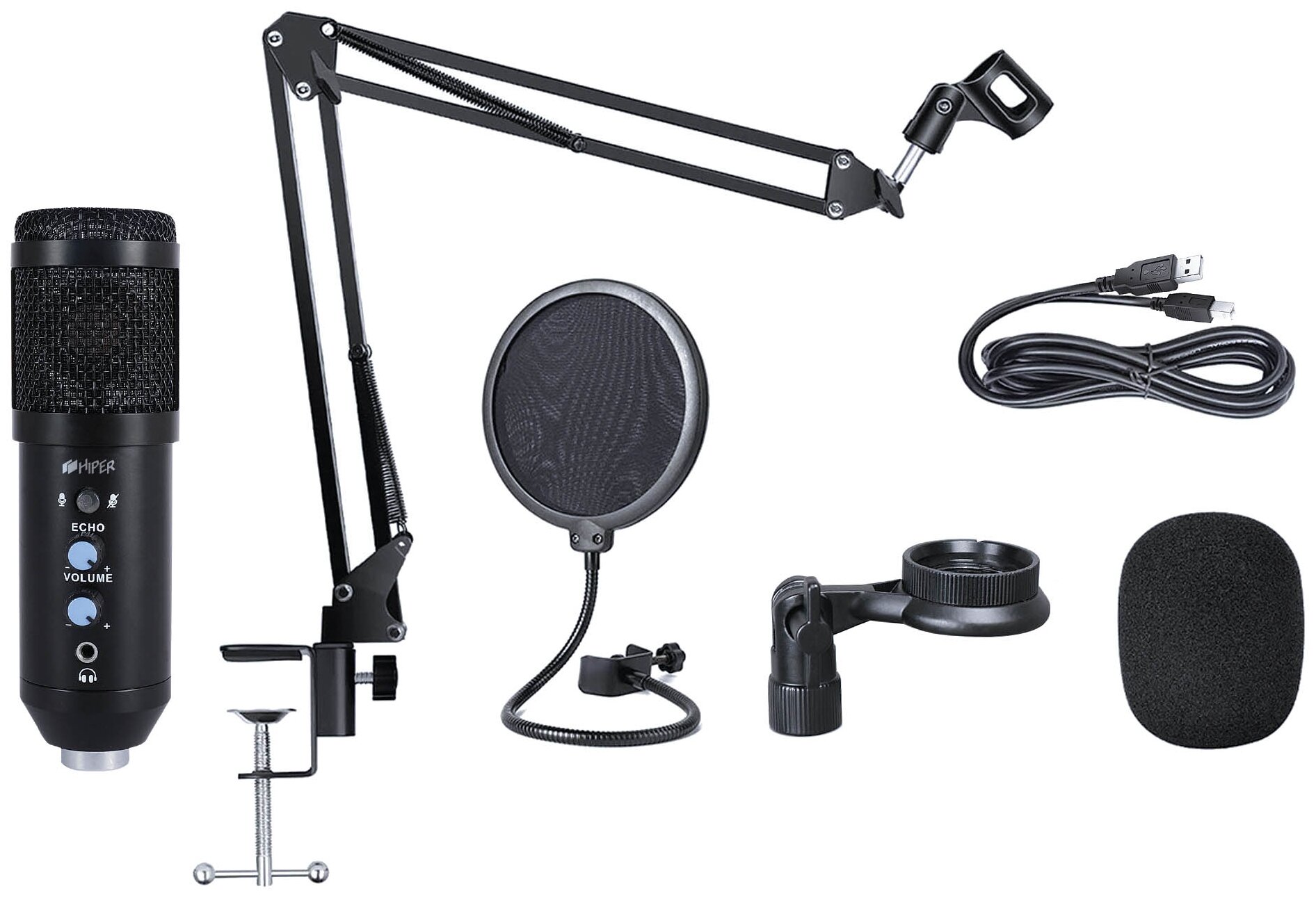 Микрофон проводной HIPER Singer set (H-M004)