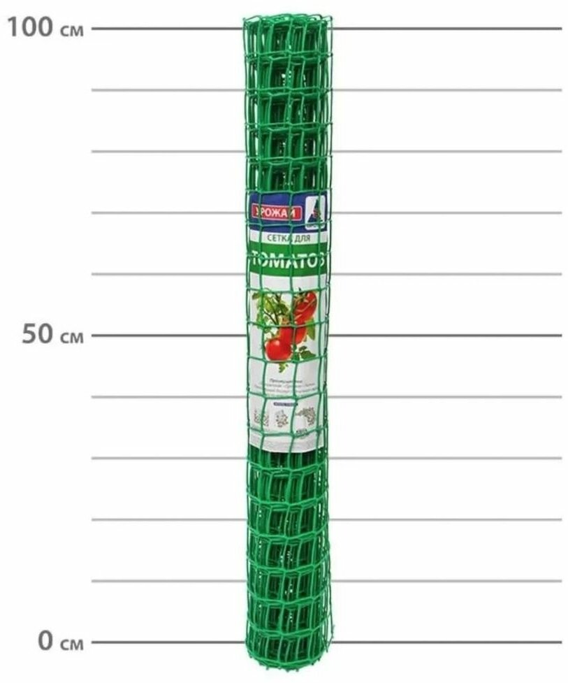 Ф-60/1/5 Сетка для томатов 60 х 50 (5м) (зеленый)