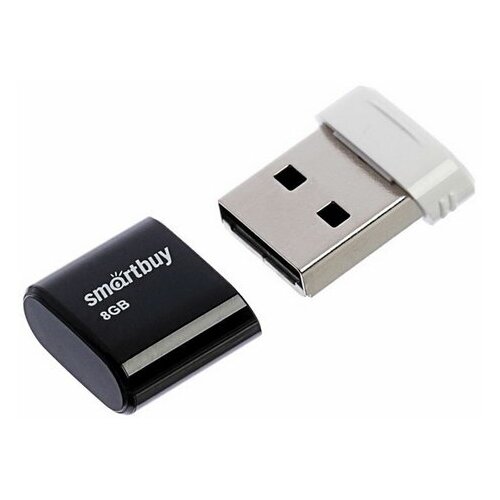 Флешка Lara, 8 Гб, USB2.0, чт до 25 Мб/с, зап до 15 Мб/с, черная