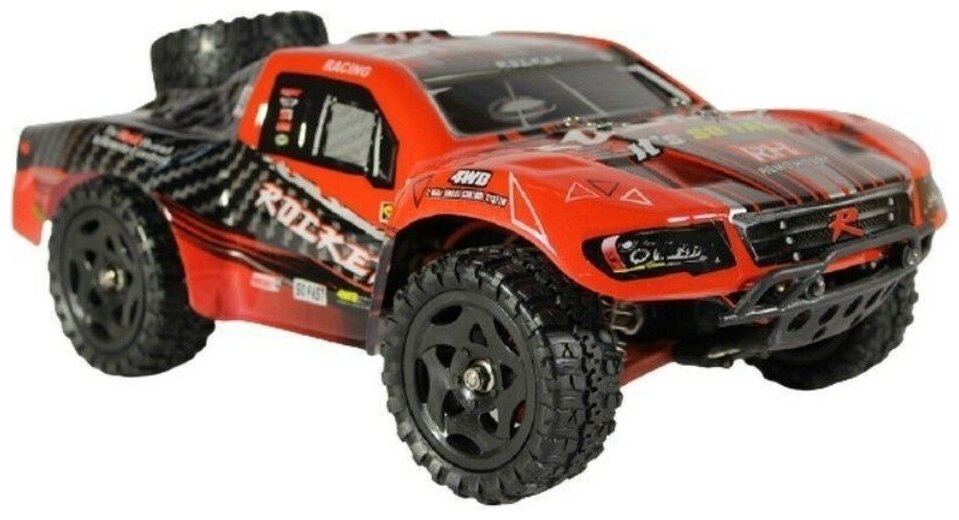 Радиоуправляемый шорт-корс Remo Hobby Rocket UPGRADE V2.0 (красный) 4WD 2.4G 1/16 RTR