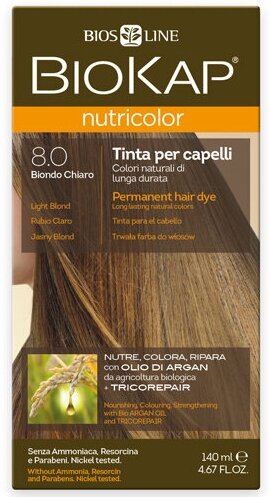 BioKap Краска для волос Светло-Русый 8.0 140 мл