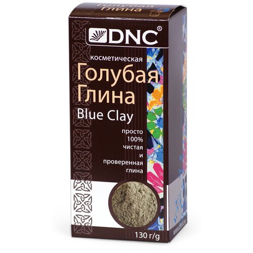 DNC Глина для лица, волос и тела голубая, 130 г, DNC