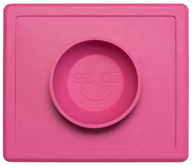 Ezpz Тарелка с подставкой Ezpz Happy Bowl Pink (розовый)