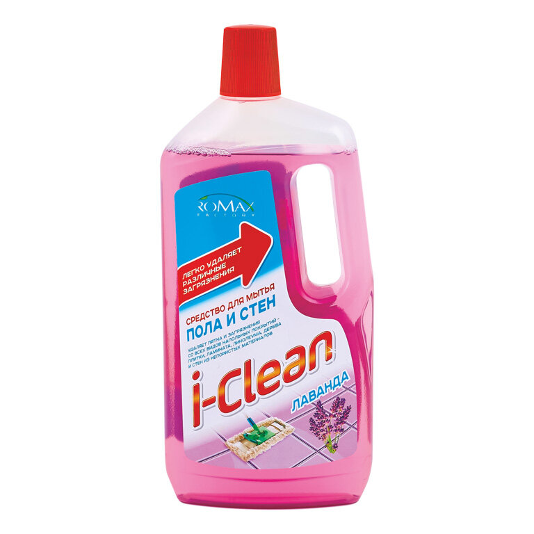 Средство для мытья пола и стен Лаванда I-Clean — фото 4