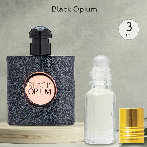 Gratus Parfum Black Opium духи женские масляные 3 мл (масло) + подарок gratus parfum cooc mademoisele духи женские масляные 3 мл масло подарок