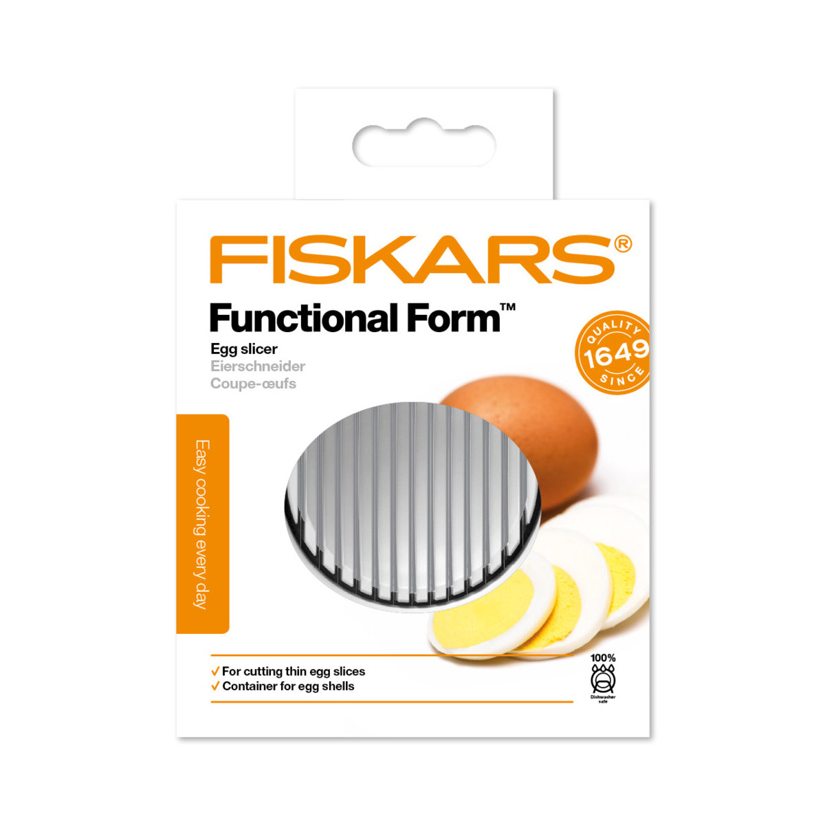 Яйцерезка Fiskars Functional Form белый - фото №14