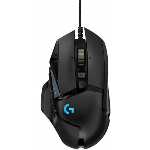 Игровая мышь LOGITECH G502 Hero черная 11 кнопок LIGHTFORCE hybrid switches HERO 25K 25600 dpi USB USB-C RGB подсветка 910-005474910-005470910-005471 4576₽