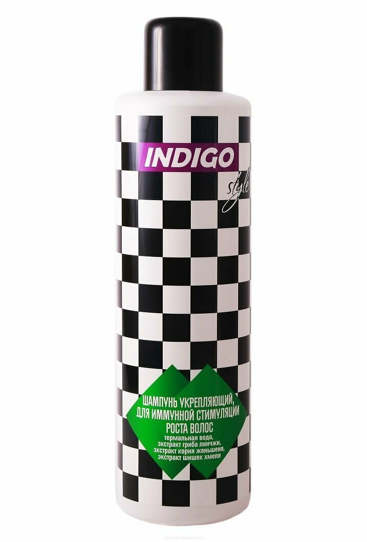 Indigo Style шампунь Укрепляющий для иммунной стимуляции роста волос, 1000 мл