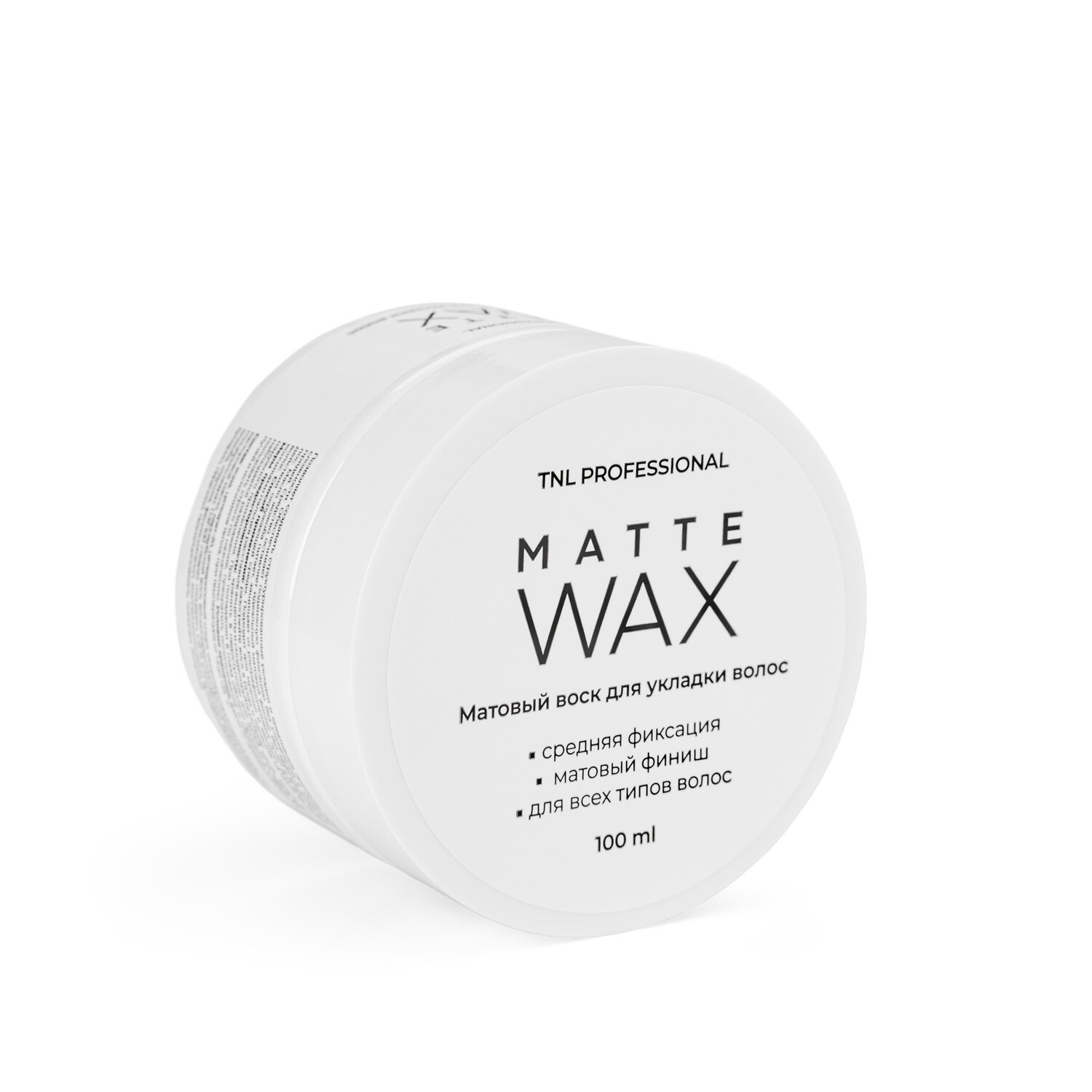 TNL, Matte Wax - матовый воск для укладки волос, 100 мл