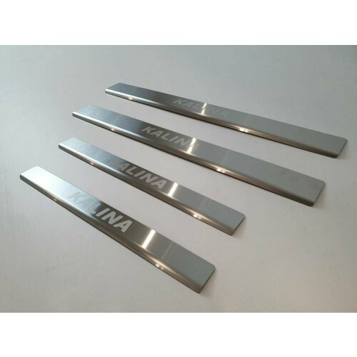 Накладки порогов Лада Калина (нержавейка)