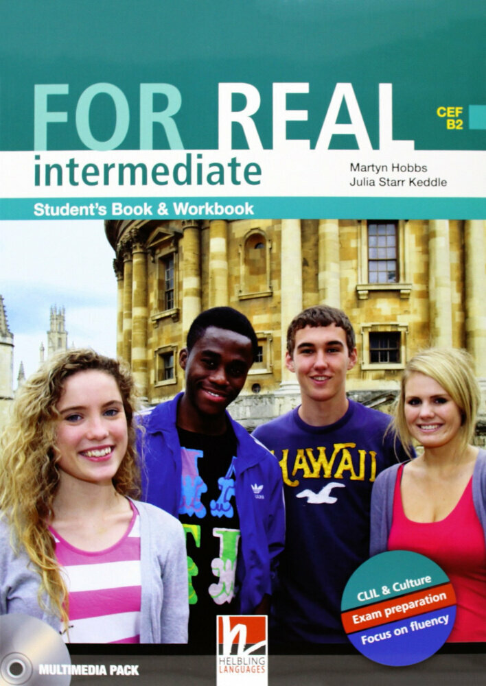 Книга For Real Intermediate Student's Pack (SB + WB) with CD/CD-ROM - фото №1