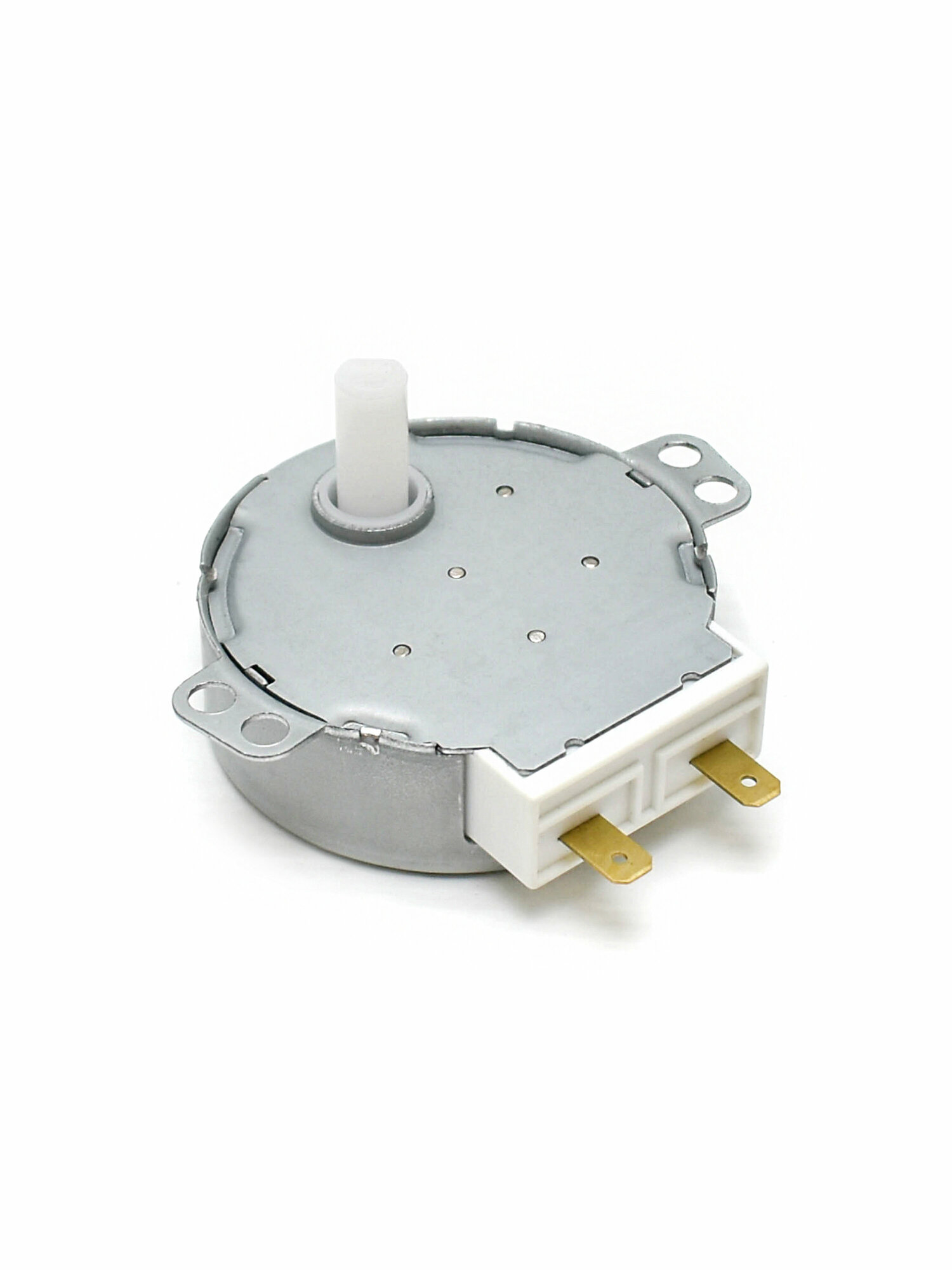 Двигатель (мотор) вращения поддона для микроволновой печи, 30V 3,5/4W 4/5rpm, шток 15мм — фото 1