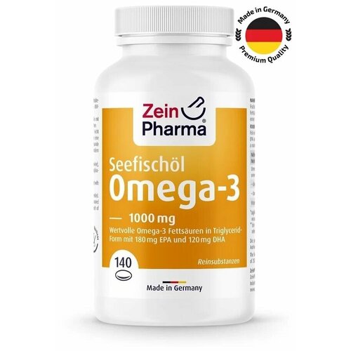ZeinPharma Омега -3 140 капсул ZeinPharma Германия