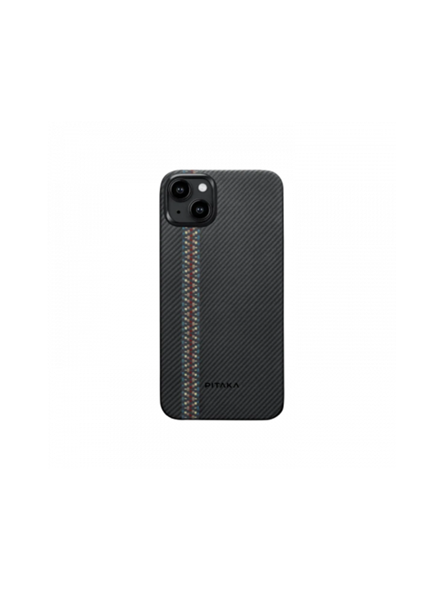 Чехол Pitaka Fusion Weaving MagEZ Case 4 для iPhone 15 (6.1"), Rhapsody, кевлар (арамид) — фото 1