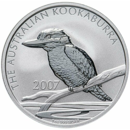 Монета 1 доллар 2007 Австралийская кукабарра Австралия доллар 2020 г австралия кенгуру 31 г ag