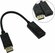 Кабель-переходник (адаптер) DisplayPort(20M)-HDMI(19F), 15 см, че...