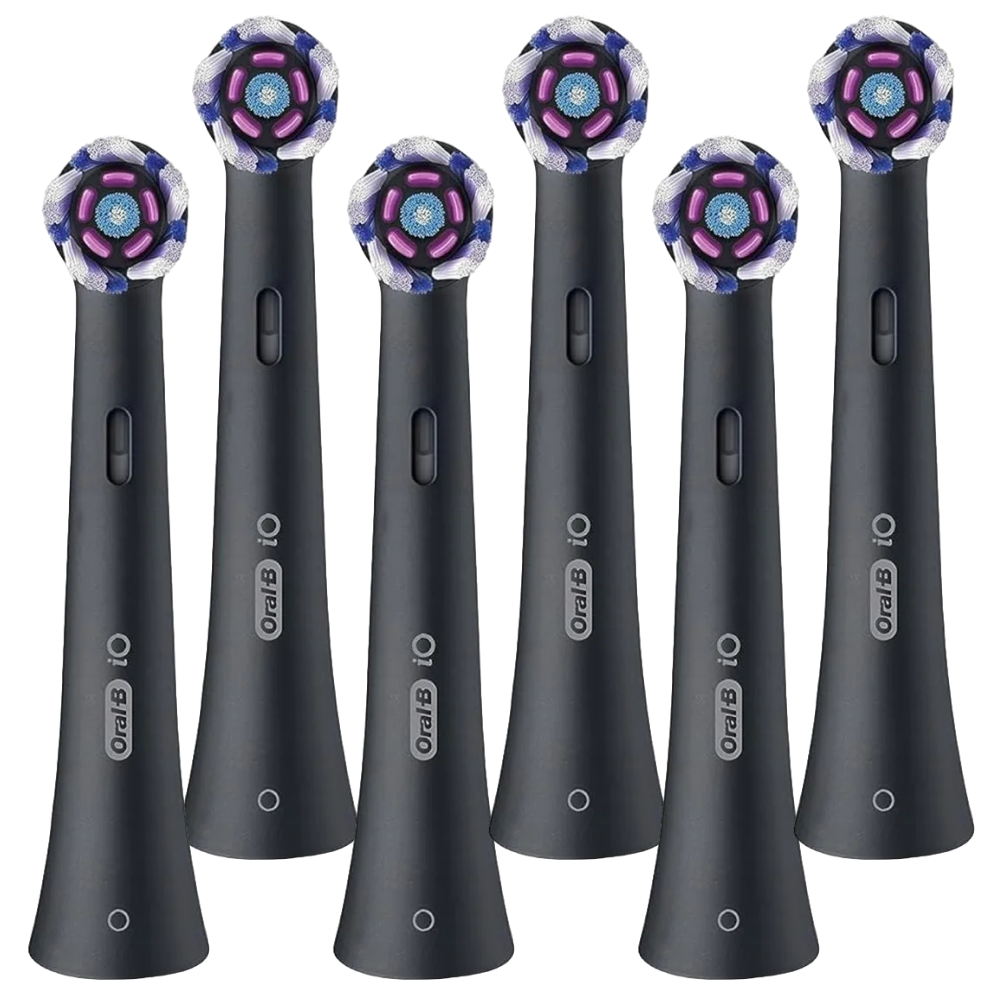 Насадки Braun Oral-B iO Radiant White черные, 6 шт