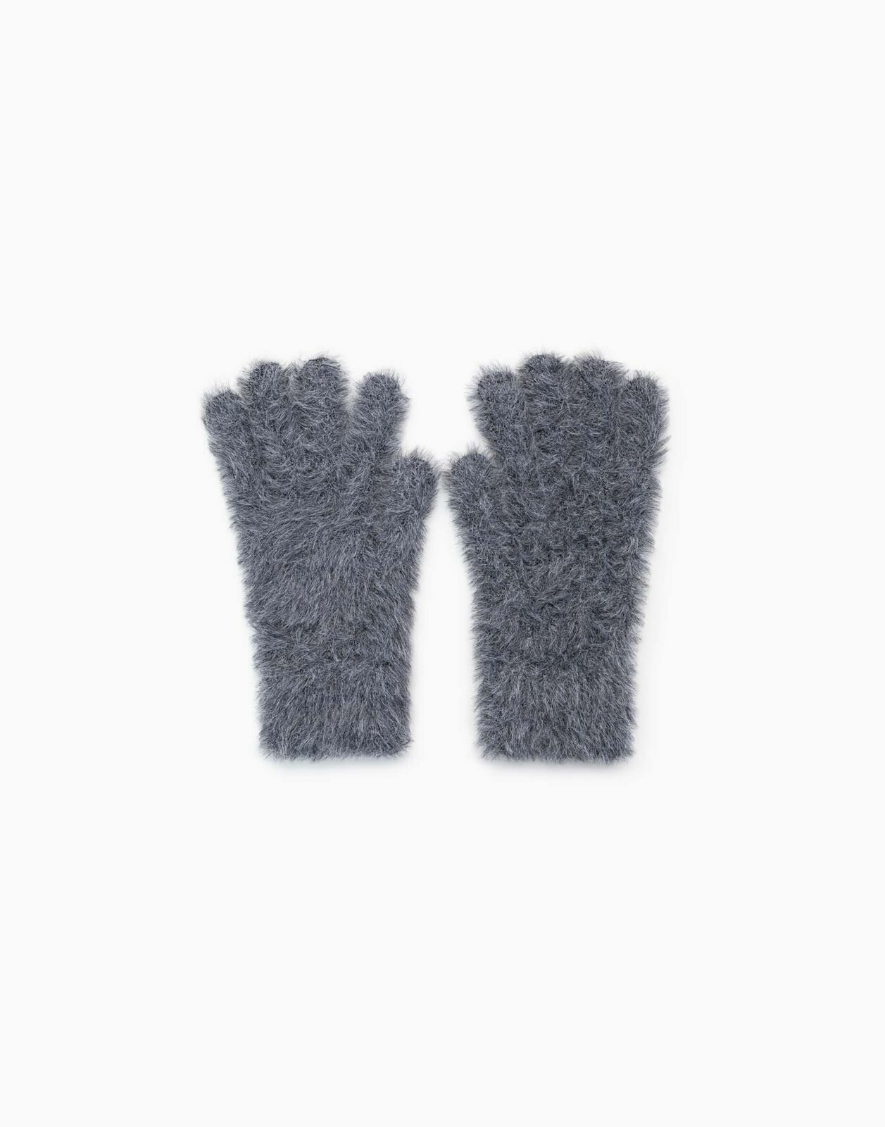 фото Перчатки GAS015266 трикотаж серый 18см