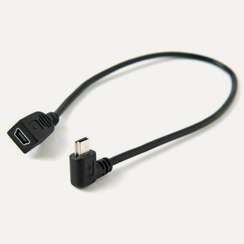 Изображение товара Кабель Tether Tools TetherPro USB 2.0 to Mini-B 5-Pin Right Angle Adapter 30cm Black [CU5462RT]