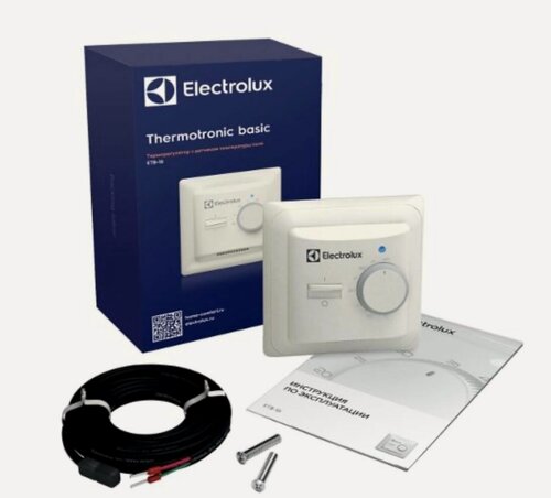 Изображение товара Терморегулятор ELECTROLUX Thermotronic Basic ETB-16 слоновая кость