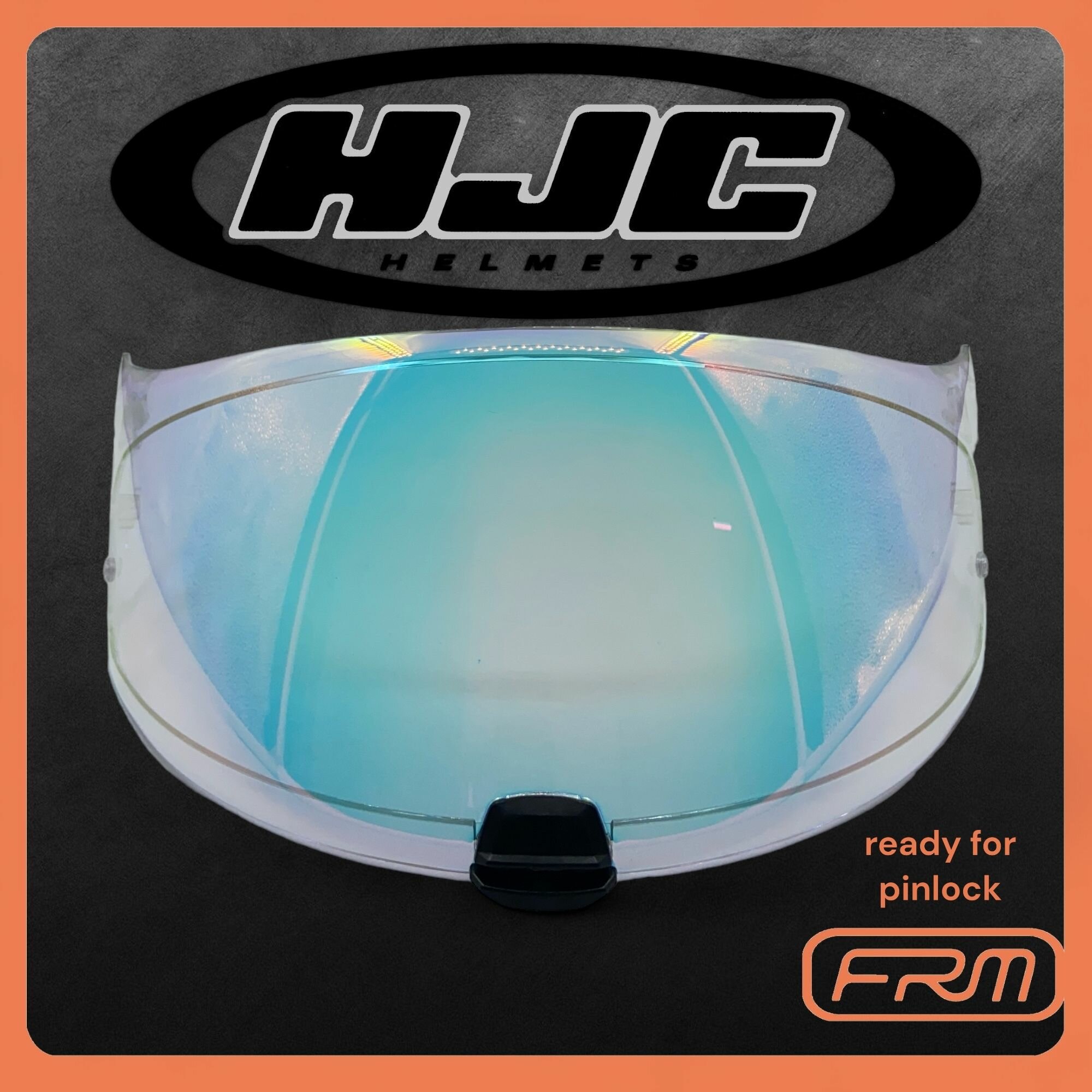 Визор для шлема HJC HJ-20M IS-17 C70 FG-17 FG-ST прозрачный красно-золотой