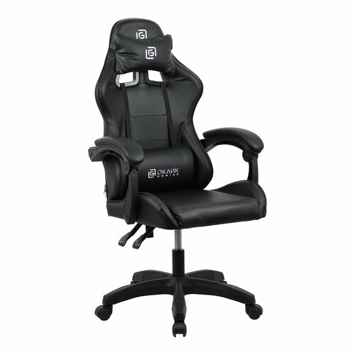 Кресло игровое Оклик Drifter черный сиденье черный искусственная кожа с подголовником
