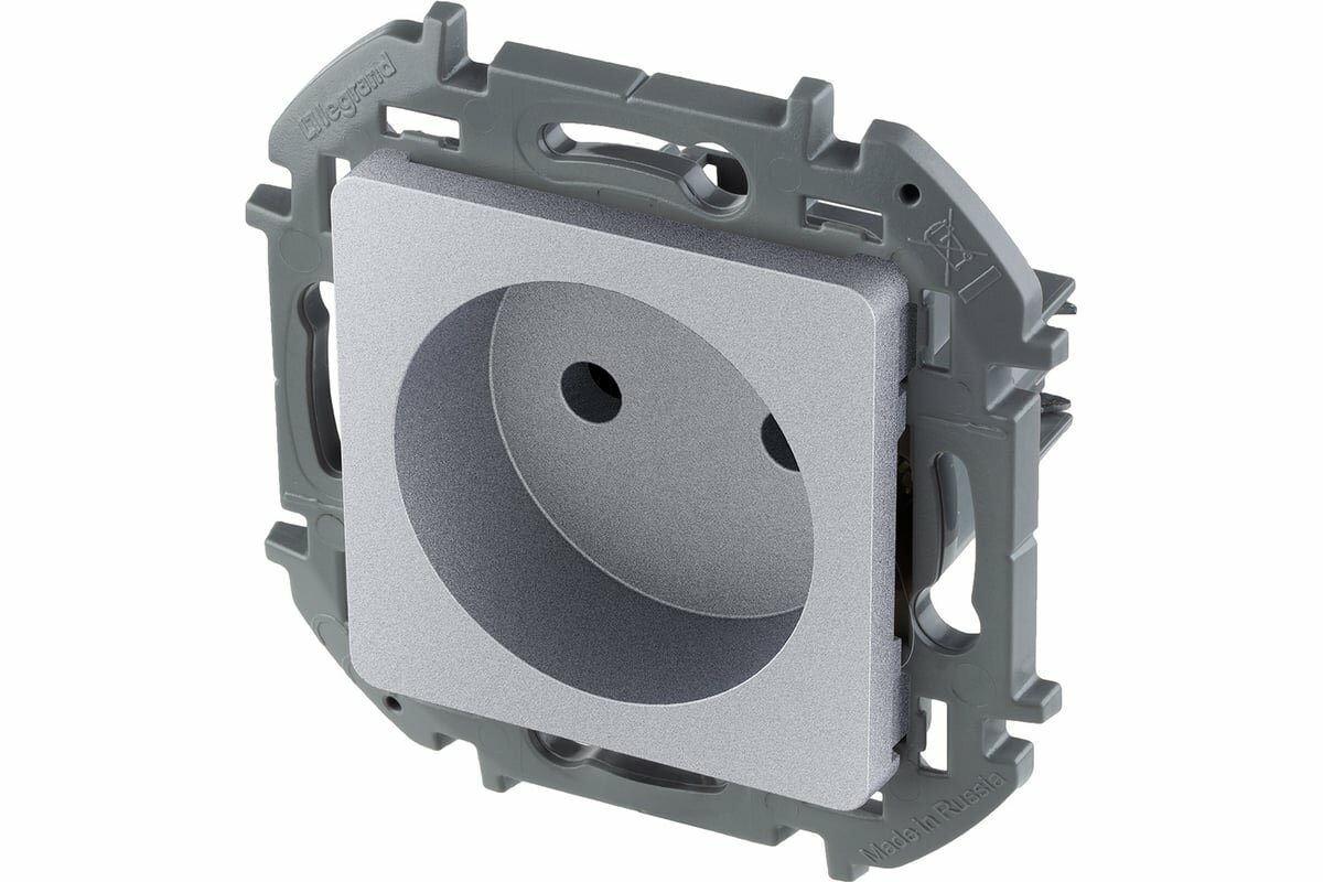 20 шт. Legrand INSPIRIA Алюминий Розетка 2К - 16 А - 250 В, 673712