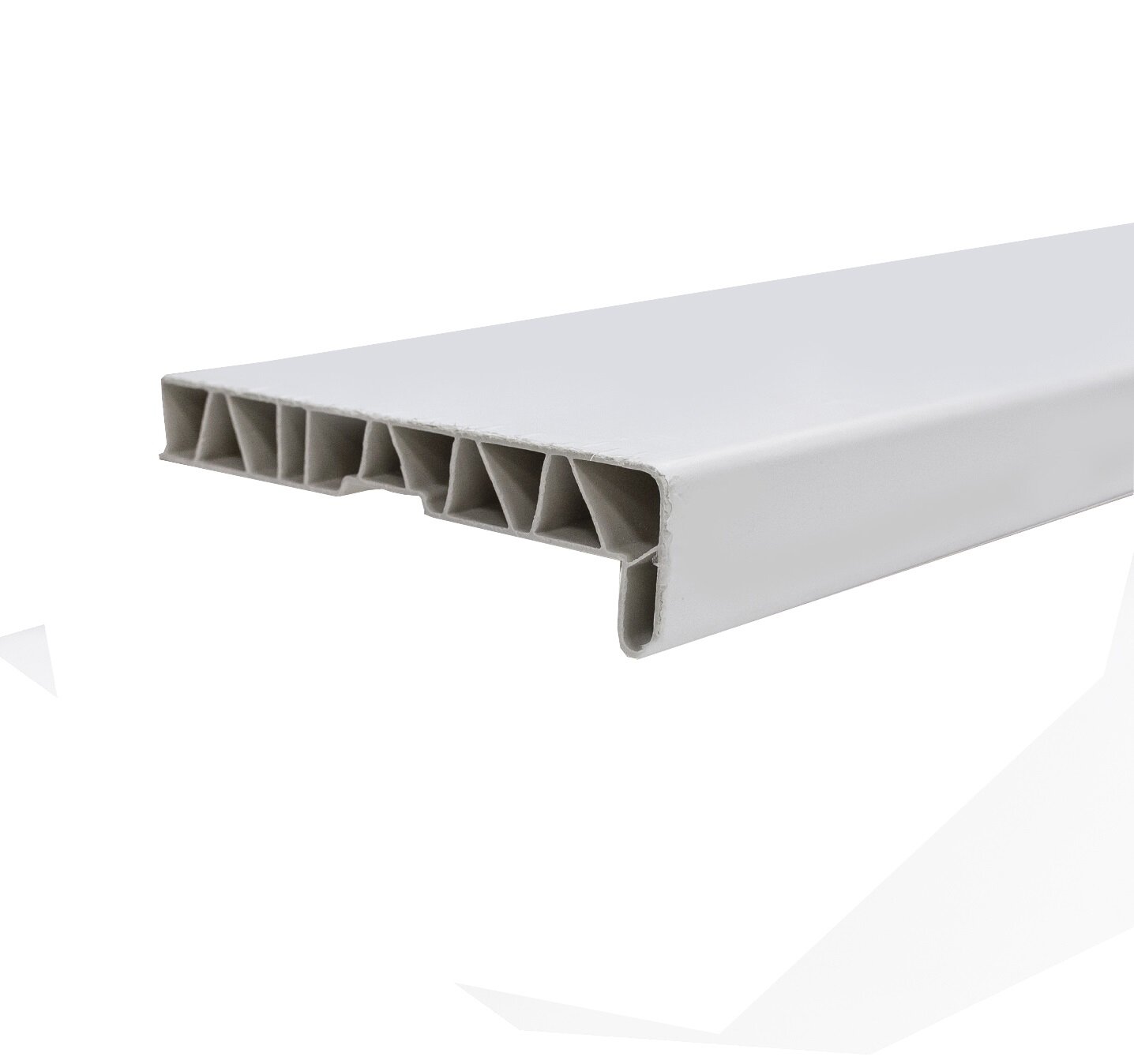 Подоконник декопласт Dekowin 3441473 ПВХ белый 600x3000 мм