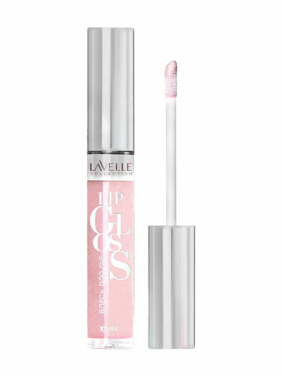 LAVELLE COLLECTION Блеск для губ Lip Gloss Silver, 10 мл, 59 розовый жемчуг