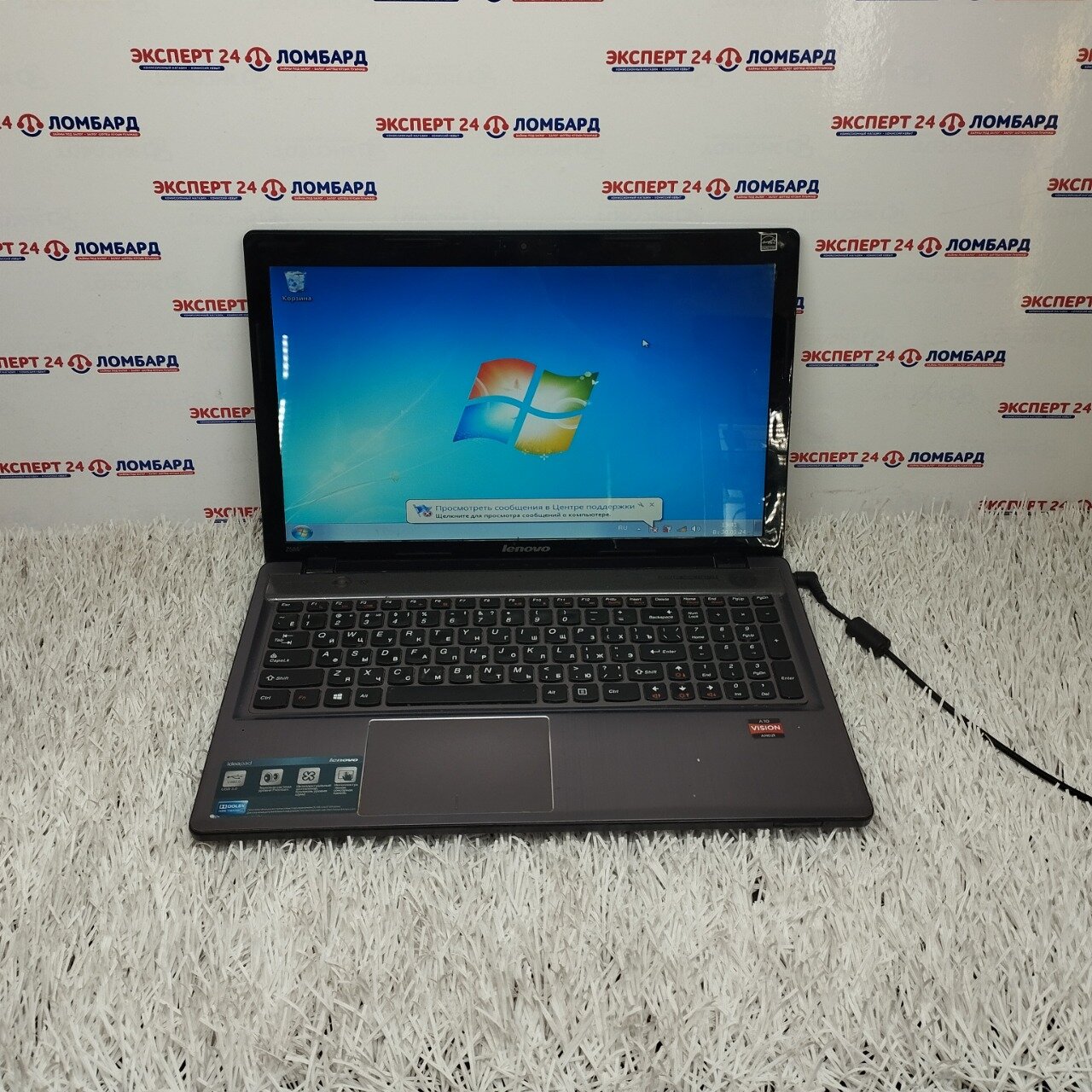 Ноутбук Lenovo Z585, встроенный микрофон, 15,6", 4ГБ, Windows 10