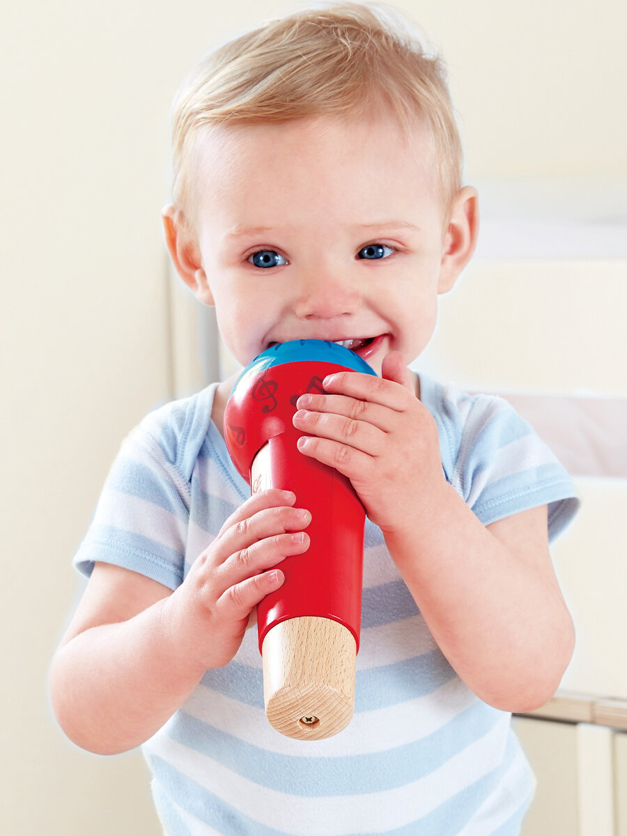 Развивалка для малышей микрофон игрушка "Магическое эхо" Hape E0337_HP - фото №5