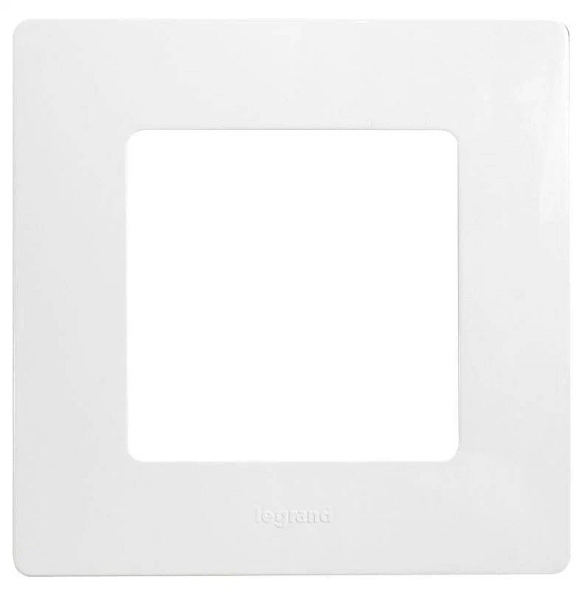 Рамка Legrand Etika 672501 одноместная скрытая установка белая 2 шт