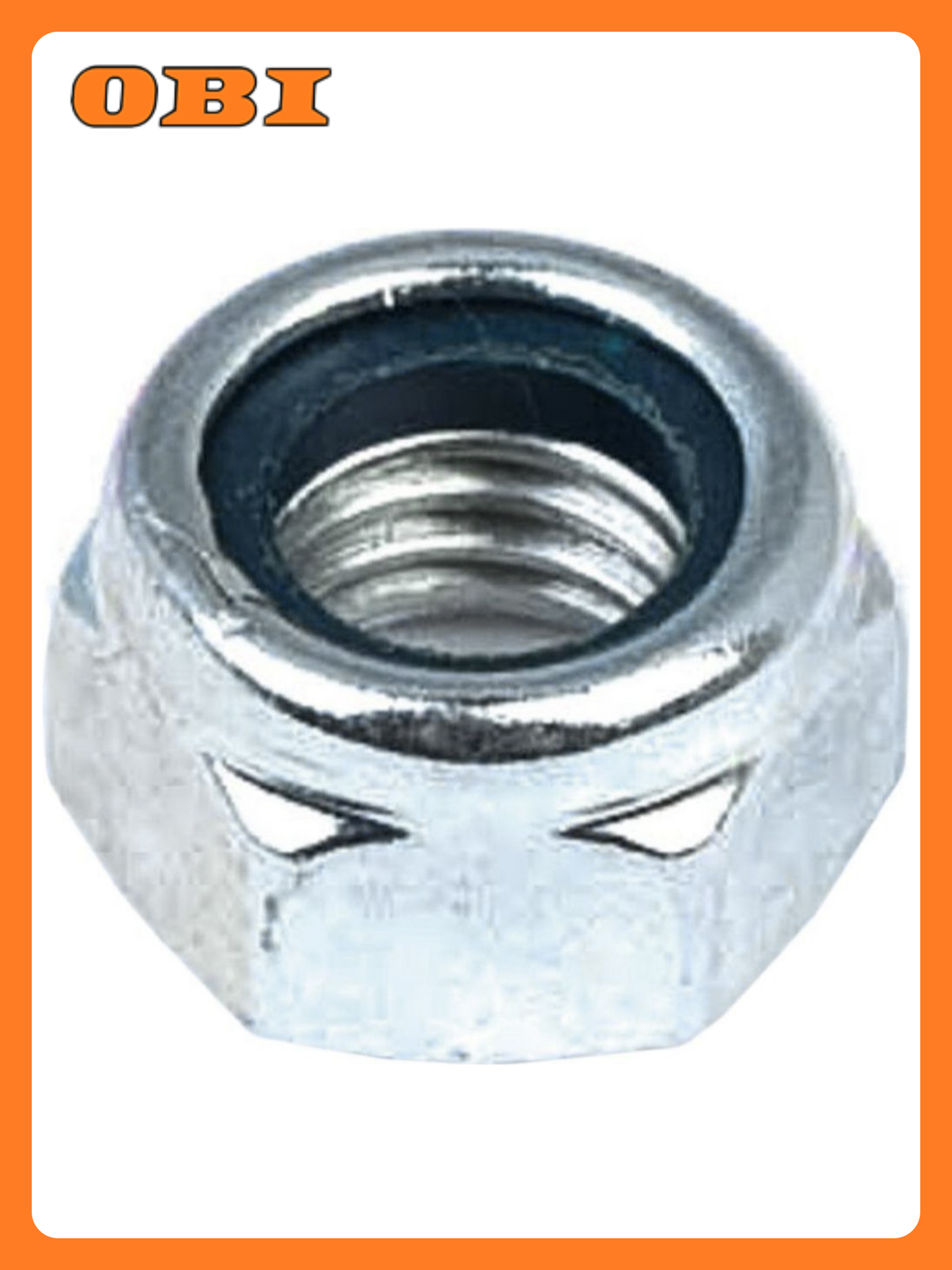 Гайка Стройбат DIN 985 самоконтрящаяся с нейлоновой вставкой М4 сталь 18 штук