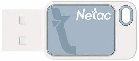 Флеш-диск Netac 8 GB, usb 2,0, синий, корпус пластик (NT03UA31N-008G-20BL)