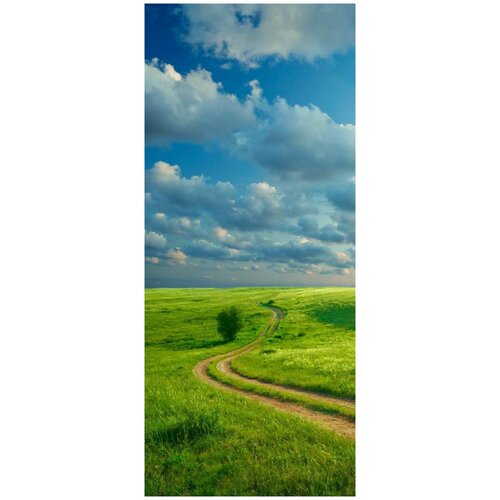 Самоклеящиеся фотообои Дорога размер 90x210 см эффект сепия отраженный 1928₽