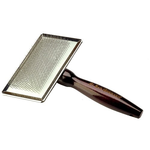 Щетка-пуходерка Iv San Bernard Slicker Brush большой, коричневый isb slicker brush round профессиональный сликер овальный средний