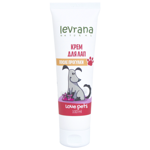 Крем LEVRANA Love pets для лап 100мл